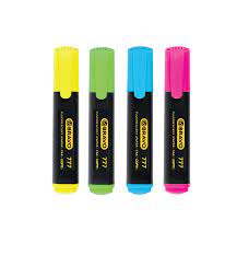 Bravo Highlighter Pens 4 Pieces pack